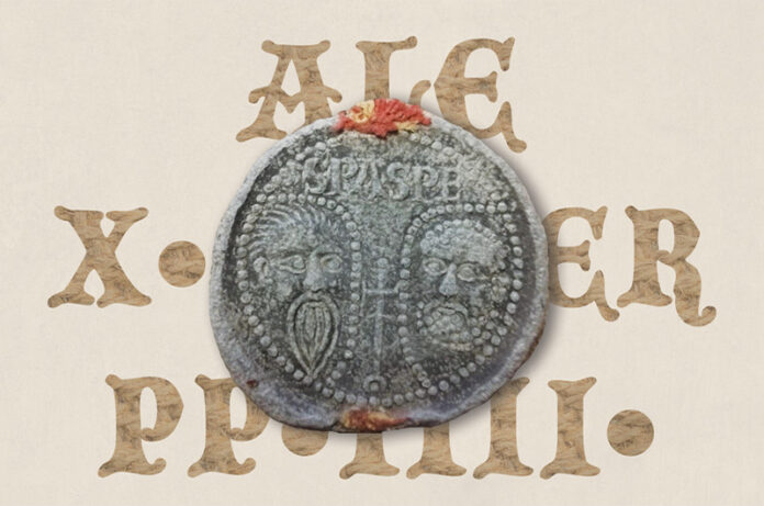 Sigillo di Alessandro IV al Polo monumentale Colle del Duomo