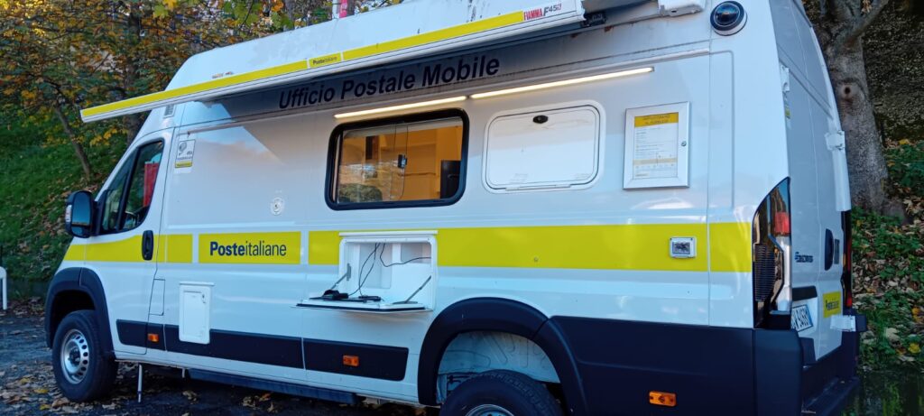 Una struttura mobile di Poste Italiane