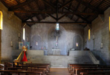 Viterbo, chiesa di sant'andrea, interno