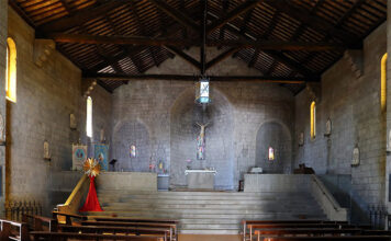 Viterbo, chiesa di sant'andrea, interno