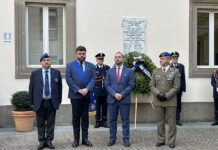 lapide dei Caduti della Prima Guerra Mondiale dei Circoli Cattolici di Viterbo