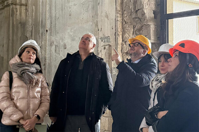 Chiesa Santa Maria in Gradi, la Rettrice Laureti e il deputato Rotelli