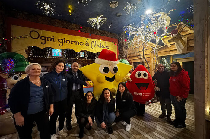 giornata di raccolta sangue nel Regno di Babbo Natale di Vetralla