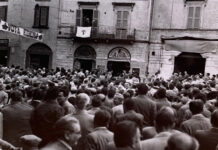 Tuscia in pillole. Quando Viterbo votava piazza Fontana Grande - comizio di Annibale Salcini