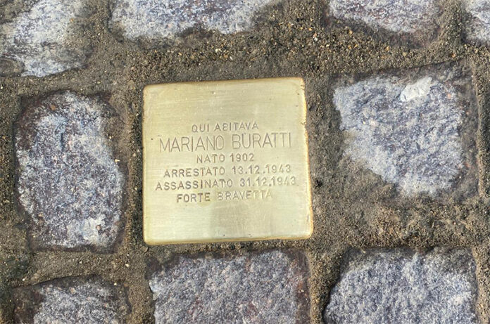 Pietra d'inciampo-Mariano Buratti