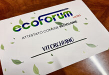 Comuni ricicloni, nuovo attestato per Vitorchiano per la raccolta differenziata 2024 VITORCHIANO_RICICLONE_1
