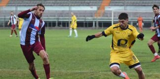 Recupero Viterbese-Rieti, i gialloblù la spuntano in extremis per per 2-0 derby