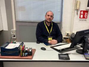 Andrea Panichelli a lavoro