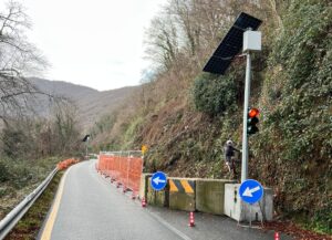 SP Valle di Vico, al via i lavori di messa in sicurezza della scarpata stradale