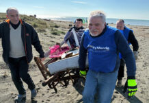 pulizia spiaggia spinicci a tarquinia