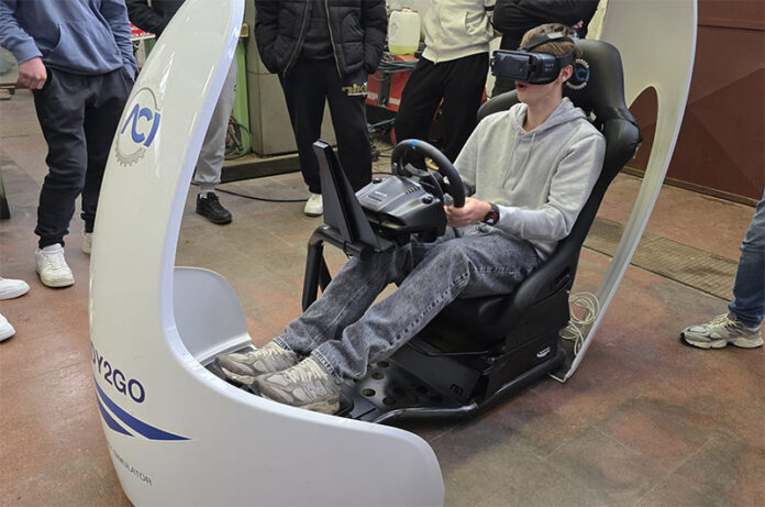 simulatore di guida dell’Aci