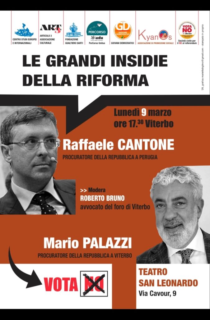 REFERENDUM i PROCURATORI CANTONE E PALAZZI