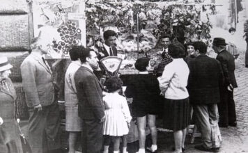 angolo della Viterbo anni Sessanta - Collezione Galeotti