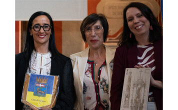 Assessore Notaristefano con Francesca Del Giudice e Luisa Quatrini