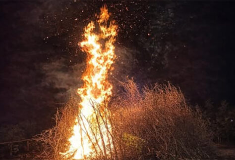 Bolsena-fuoco di San Giorgio