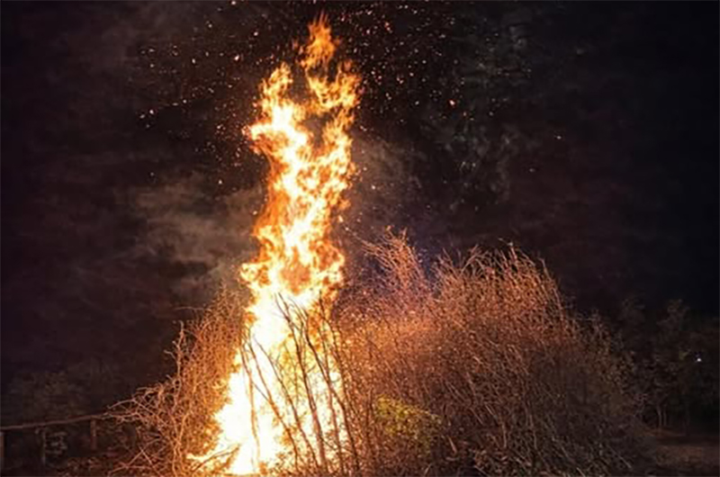 Bolsena-fuoco di San Giorgio