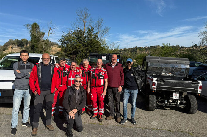 Droni in volo sui cieli di Civita di Bagnoregio