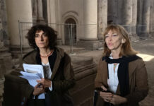 L’architetto Federica Cerroni con Margherita Eichberg, Soprintendente alle Belle Arti per Viterbo e l’Etruria Meridionale