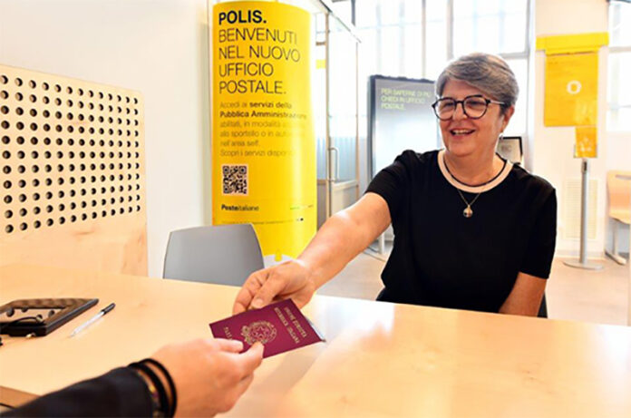 Passaporto in uff. postale