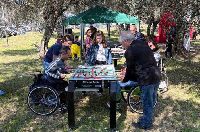 calcio balilla x portatori di handicap