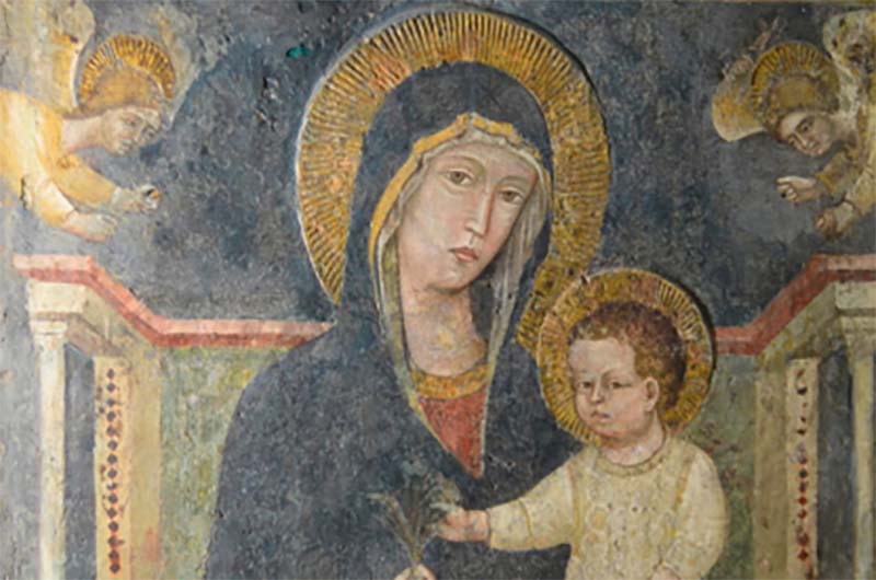 restauro madonna alla Trinità