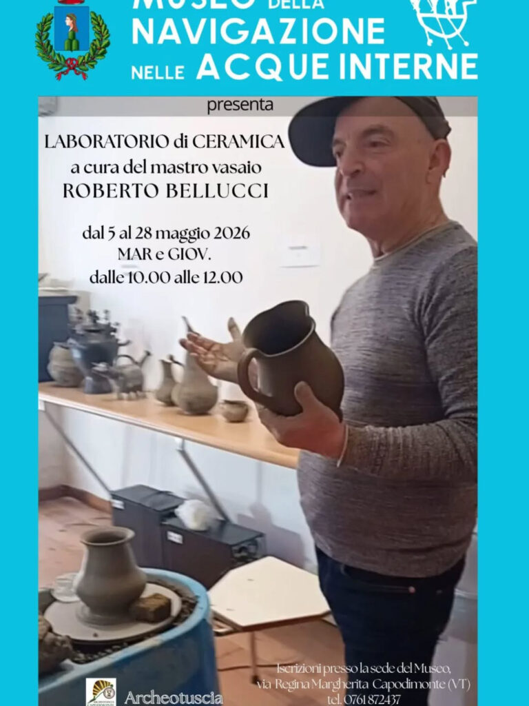 roberto bellucci al museo della navigazione di acquapendente