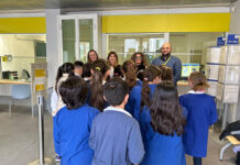 visita degli studenti all'ufficio postale di Vejano - VT