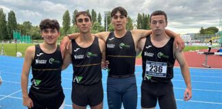 Campionato Regionale di Società Assoluto su Pista, a Rieti in gara anche 51 atleti della Play Energia Atletica Viterbo 4x400m. Play Energia 2026