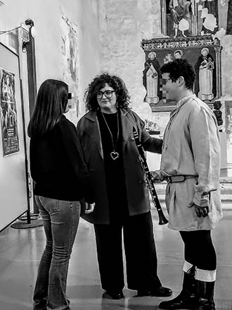 Alessia Bombace coi ragazzi