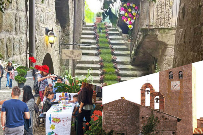 Bassano in Teverina si veste di fiori e colori per il fine settimana