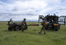 Esfiltrazione di un ferito mediante l’impiego del IDV Light Whelled UGV Wiking