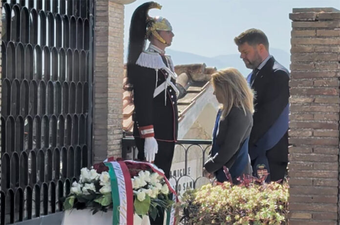 Il Presidente Alessandro Romoli a Torrita Tiberina per l’anniversario della morte di Aldo Moro