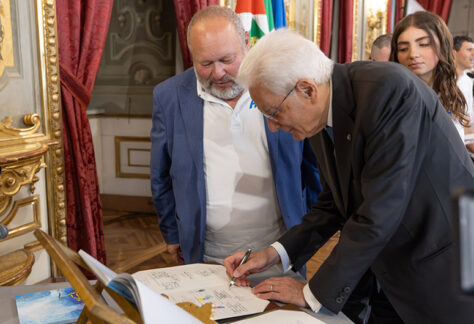 Juppiter salvatore regoli e ilpresidente sergio mattarella