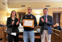 Lions Alto Lazio premiati dal Comune di CIvita Castellana per la promozione in serie A