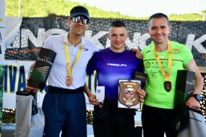 Premiazione maschile trail 20 km