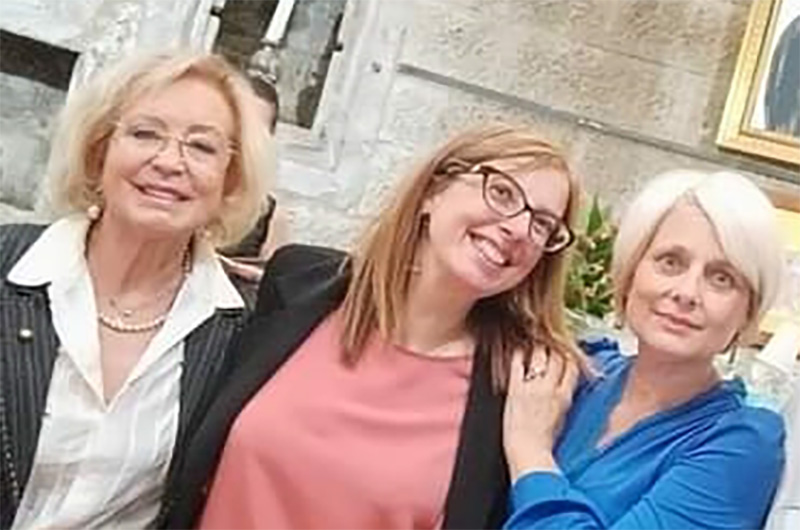 Rosanna de marchi con chiara guidarinie e catia santoni