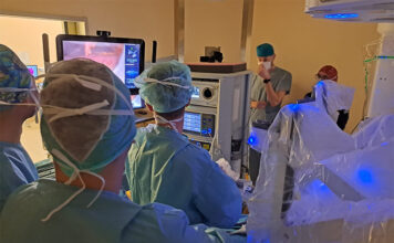 All’ospedale Santa Rosa di Viterbo eseguite le prime 30 procedure di chirurgia robotica dall’équipe di Chirurgia generale e oncologica chirurgia robotica