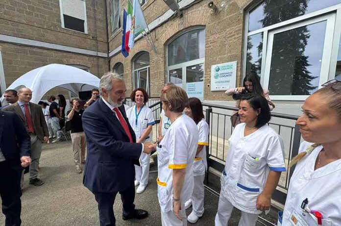 ronciglione inaugurati casa di comunità e ospedale di comunita