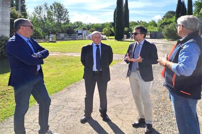 sopralluogo istituzionale e tecnico al depuratore di Tarquinia