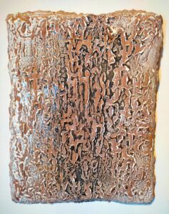 Alfonso Talotta, Ruvida, 2005, ceramica smaltata, cm 45x35x1