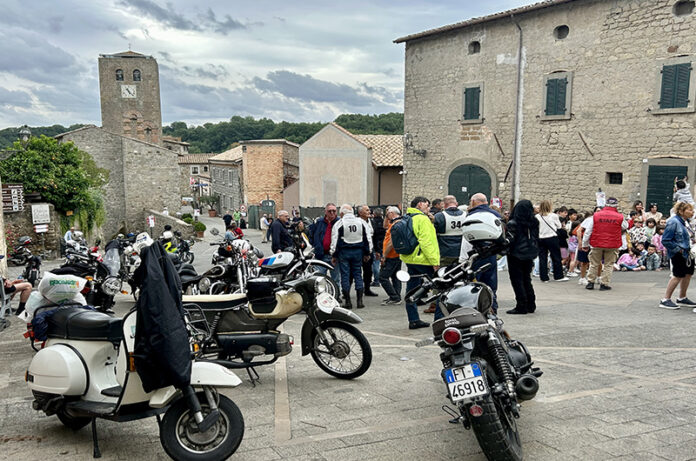 Bassano in Teverina tappa della “Mille Miglia in Moto nei Borghi più belli d’Italia”