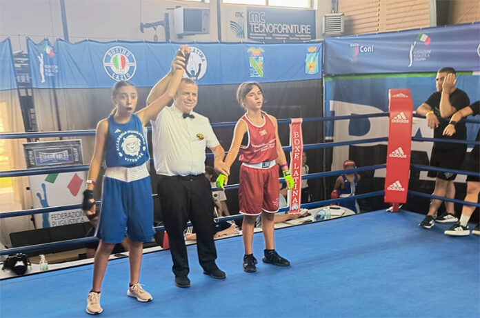 Giada Favilla campionessa regionale di pugilato Sparring-Io