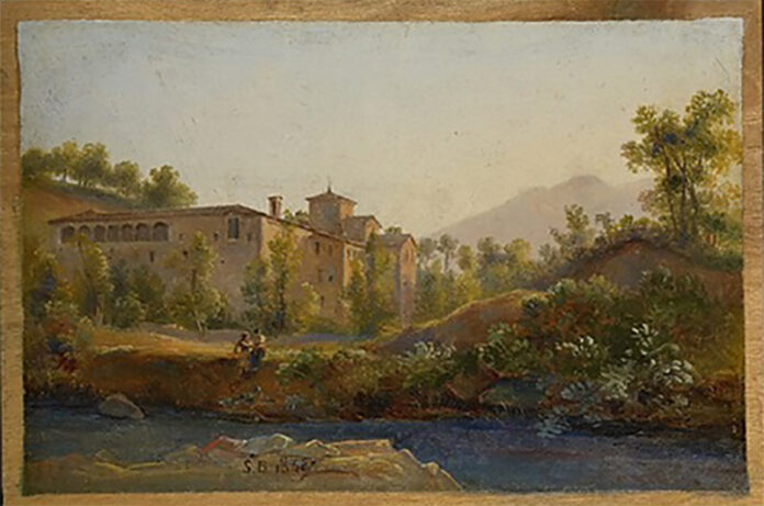 J.B. Corot, paesaggio di Civita Castellana