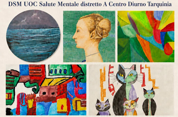 Mostra del laboratorio artistico del Centro diurno del Dipartimento di salute mentale della Asl Viterbo_