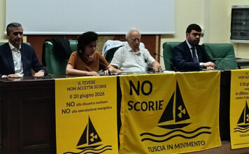 “Il Tevere non accetta scorie”, il no alla discarica nucleare nella Tuscia sbarca a Roma NoScorie