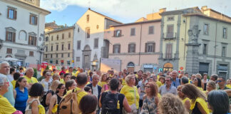 Grande partecipazione alla Passeggiata Gialla di Coldiretti Viterbo, tra cibo sano, salute e solidarietà