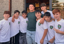 Pelli ed i ragazzi della U14 del Viterbo