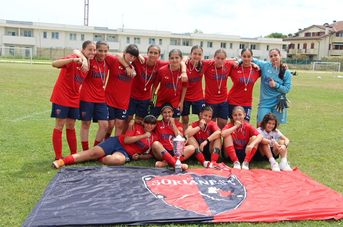 Sorianese Under 15 femminile seconda all’Adriatic Women’s Football Trophy