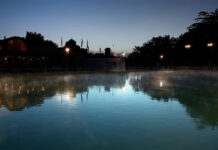 Terme dei Papi by night