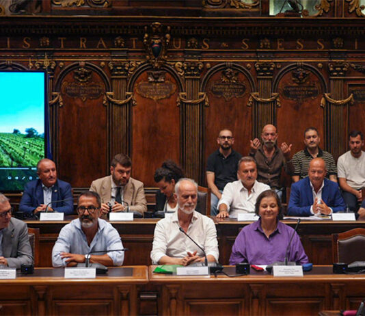 calici siffusi-tavolo a palazzo dei priori